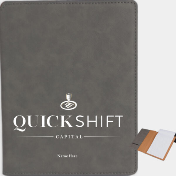 Quick Shift Capital Personalized  - Custom Branded 9.5" X 12" PORTFOLIO Thumbnail