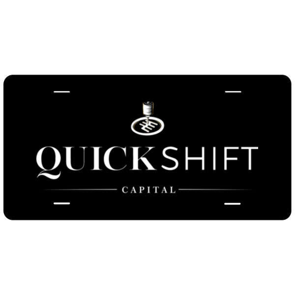 Quick Shift Capital Printed - Aluminum Full Color Printed License Plate Thumbnail
