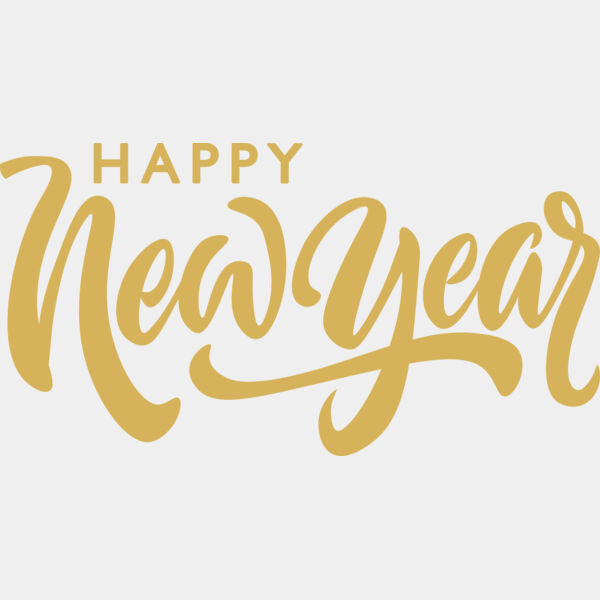 Happy New Year Gold Thumbnail