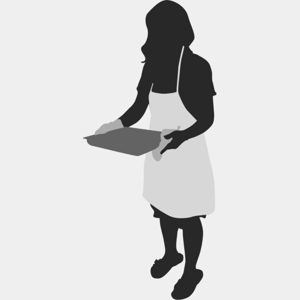 Housekeeper Cooking Silhouette 5 Thumbnail