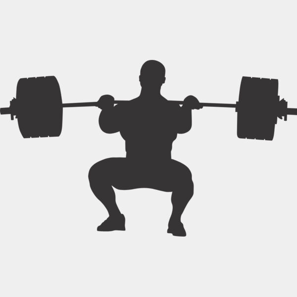 Exercise Weight Lifting Silhouette 13 Thumbnail