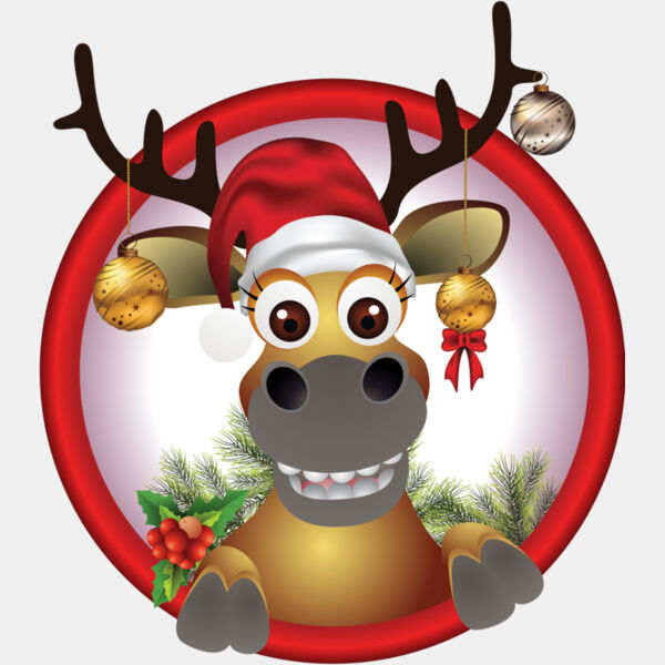 Christmas Reindeer Cute 1 Thumbnail