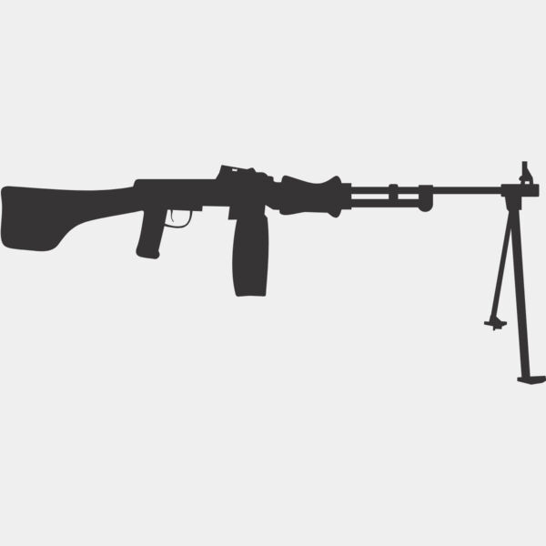 Machine Gun Silhouette 8 Thumbnail
