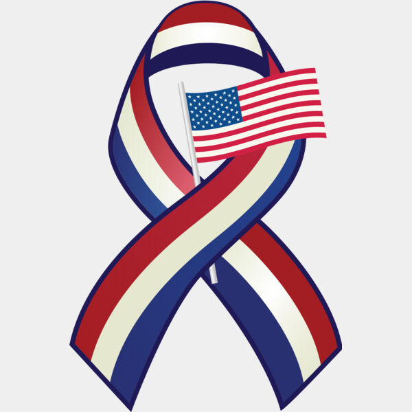 USA America Awareness Ribbon 10 Thumbnail