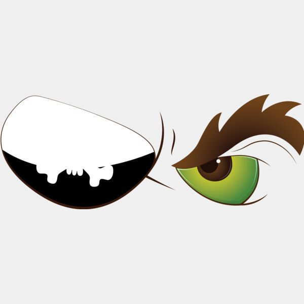 Angry Cartoon Pirate Eyepatch Eyes 1 Thumbnail