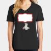 Ladies Core Cotton V-Neck Tee Thumbnail