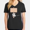 Ladies Core Cotton V-Neck Tee Thumbnail