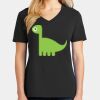 Ladies Core Cotton V-Neck Tee Thumbnail