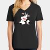 Ladies Core Cotton V-Neck Tee Thumbnail