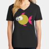 Ladies Core Cotton V-Neck Tee Thumbnail