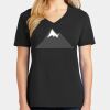 Ladies Core Cotton V-Neck Tee Thumbnail