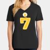 Ladies Core Cotton V-Neck Tee Thumbnail