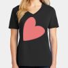 Ladies Core Cotton V-Neck Tee Thumbnail