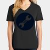 Ladies Core Cotton V-Neck Tee Thumbnail