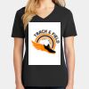 Ladies Core Cotton V-Neck Tee Thumbnail