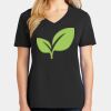 Ladies Core Cotton V-Neck Tee Thumbnail